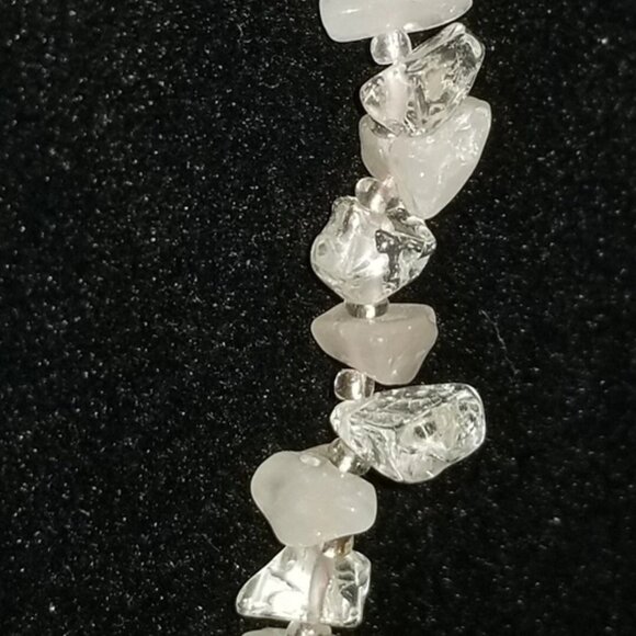 Pink Agate And Rose Quartz Necklace - Picture 4 of 8